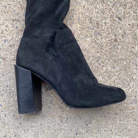Steve Madden over the knee suede boots - Picture 2 of 4